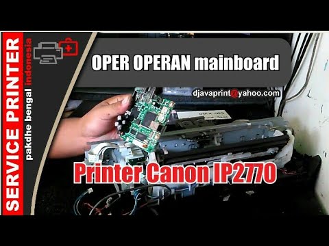 tutorial service printer canon ip2770